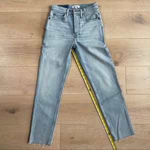 Re/Done 90s High rise ankle crop - NWT stretch jeans sz. 25 👖Perfect Indigo